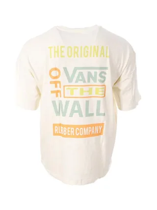 T-Shirt Blanc Homme Vans Logos 2