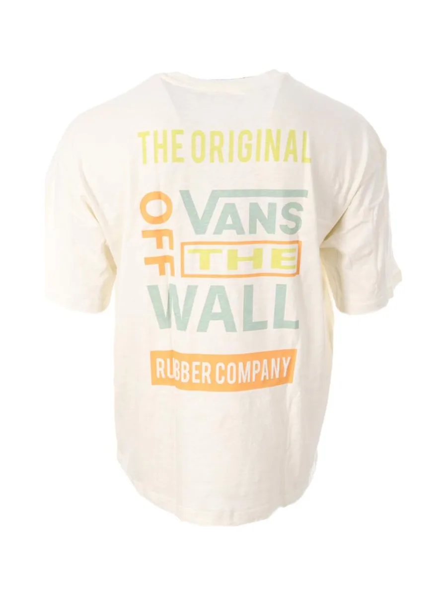 T-Shirt Blanc Homme Vans Logos 3