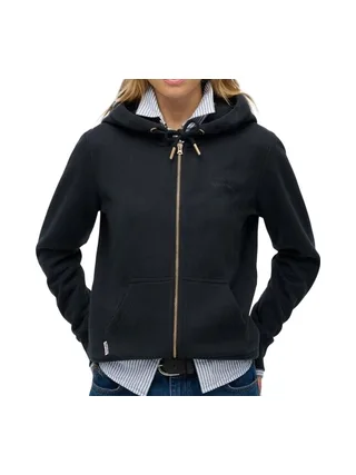 Sweat Marine Femme Superdry Essential Logo Ziphood Hb 1