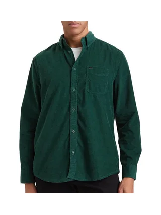 Chemise Verte Foncé Homme Tommy Hilfiger Baby 1