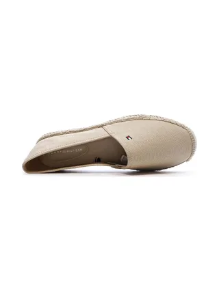 Espadrilles Beige Femme Tommy Hilfiger Flag Canvas 4