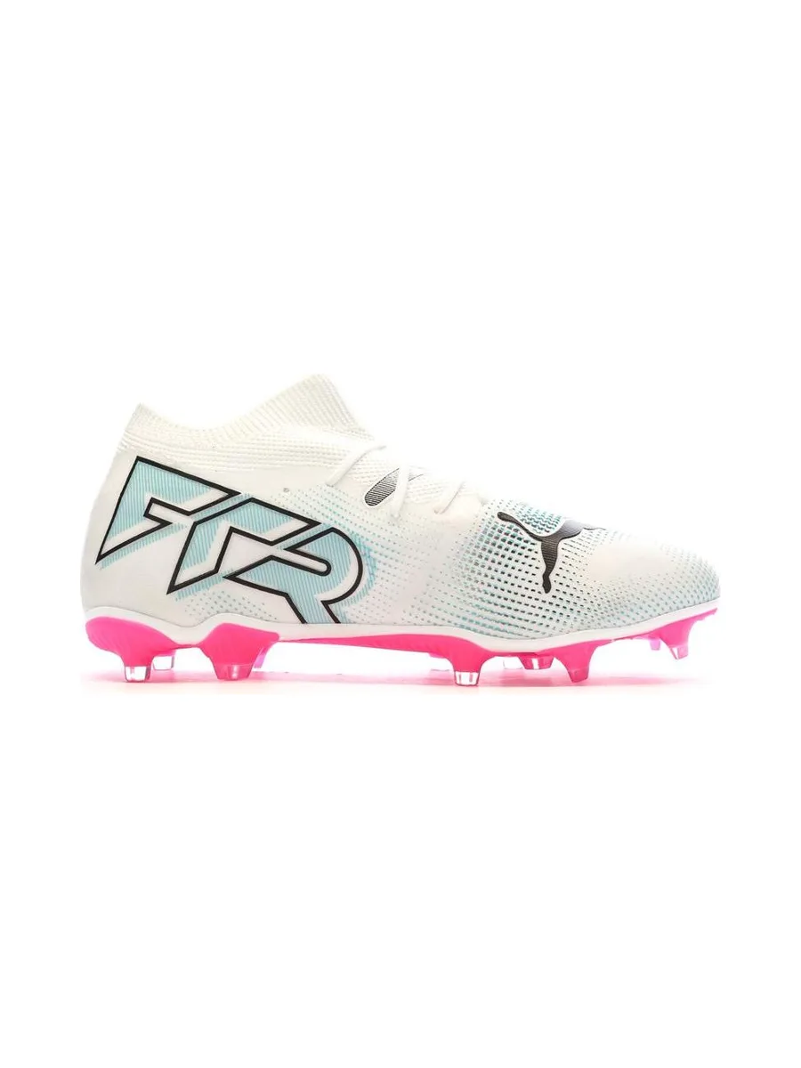 Chaussures de Football Blanc/Bleu Homme Puma Future 7 Match Fg/ag 3