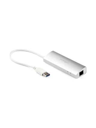 3 Port Portable USB 3.0 Hub plus GbE 1