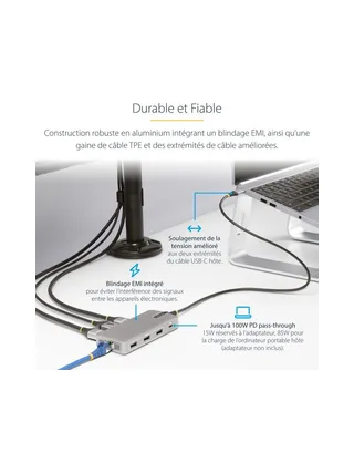 USB-C Triple-Monitor Multiport Adapter 14