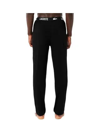 Bas de Pyjama Noir Homme Lacoste 3H8302 2