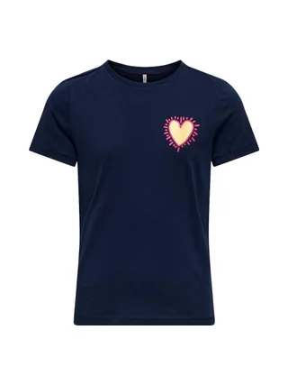 T-Shirt Marine Fille Kids ONLY nina 1
