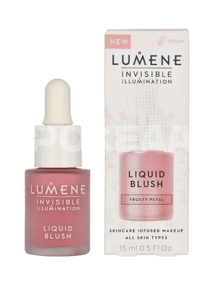 Lumene Invisible Illumination Liquid Blush 15ml - Frosty Petal 1