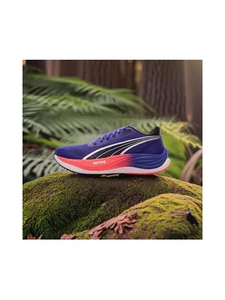 Chaussures de Running Bleu Femme Puma Velocity Nitro 3 8