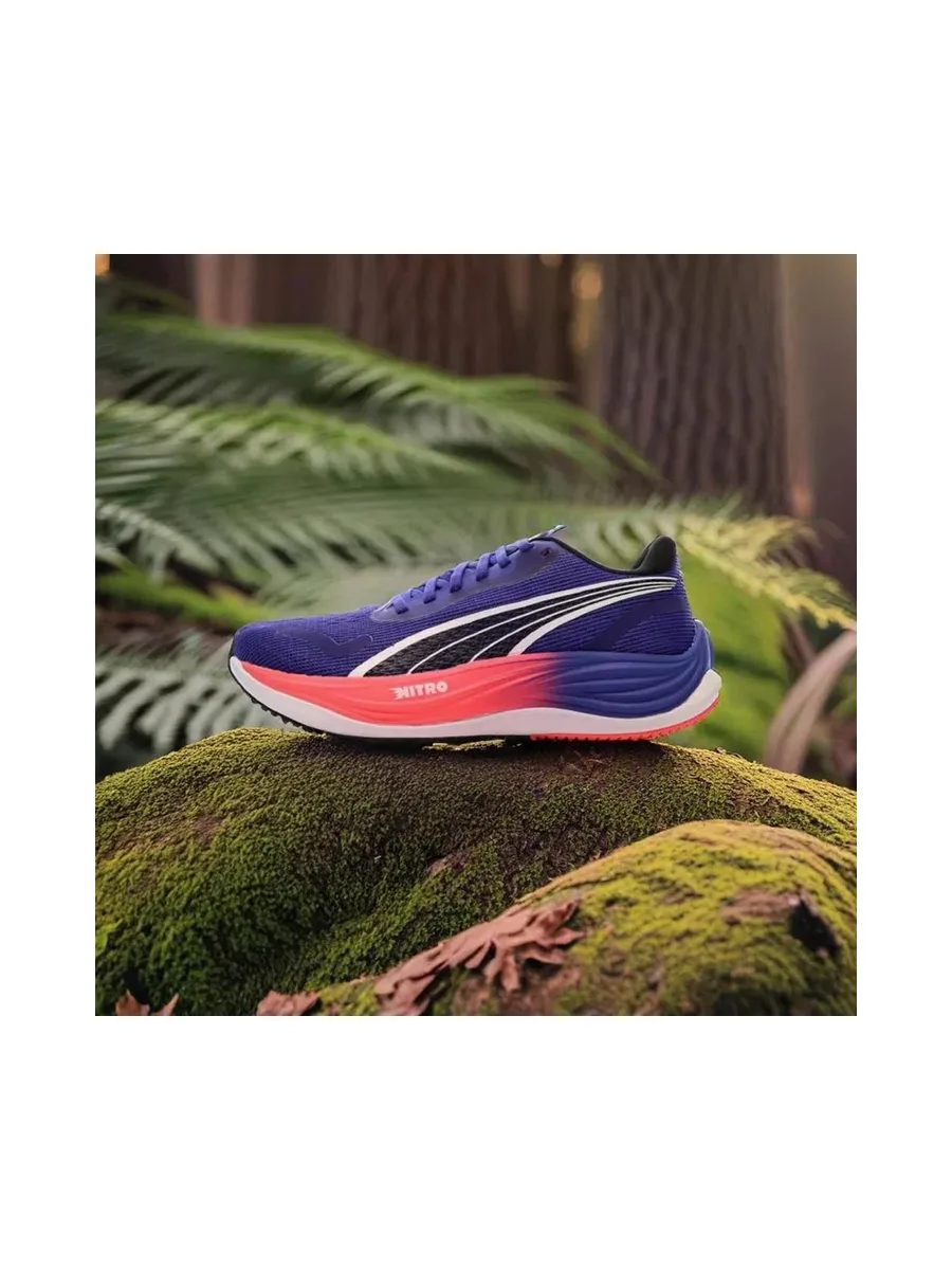 Chaussures de Running Bleu Femme Puma Velocity Nitro 3 9