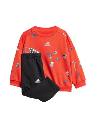 Survêtement Orange/Noir Garçon Adidas Brand Love 1