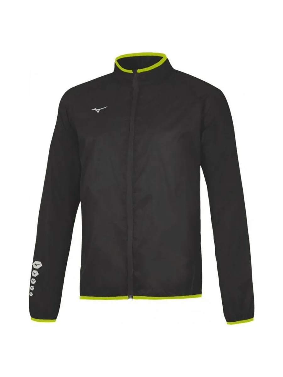 Veste Coupe-Vent Noir Homme Mizuno Team Rain 2