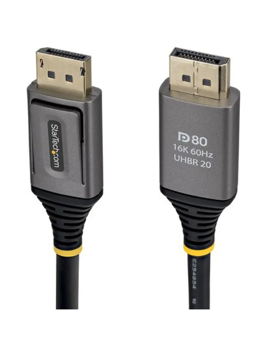 1.5m Certified DisplayPort Cable - DP80 1