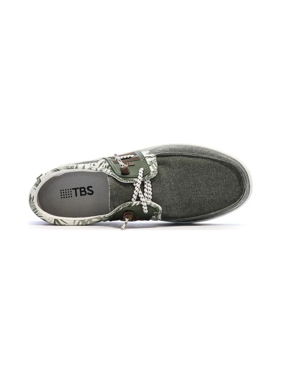 Chaussures Bateau Vertes Homme TBS Geo 5