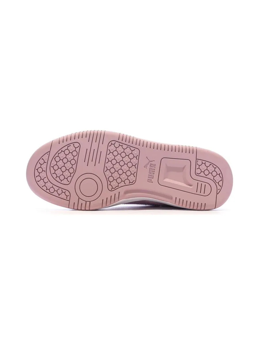 Baskets Blanc/Rose Pastel Femme Puma Rebound V6 Low 6