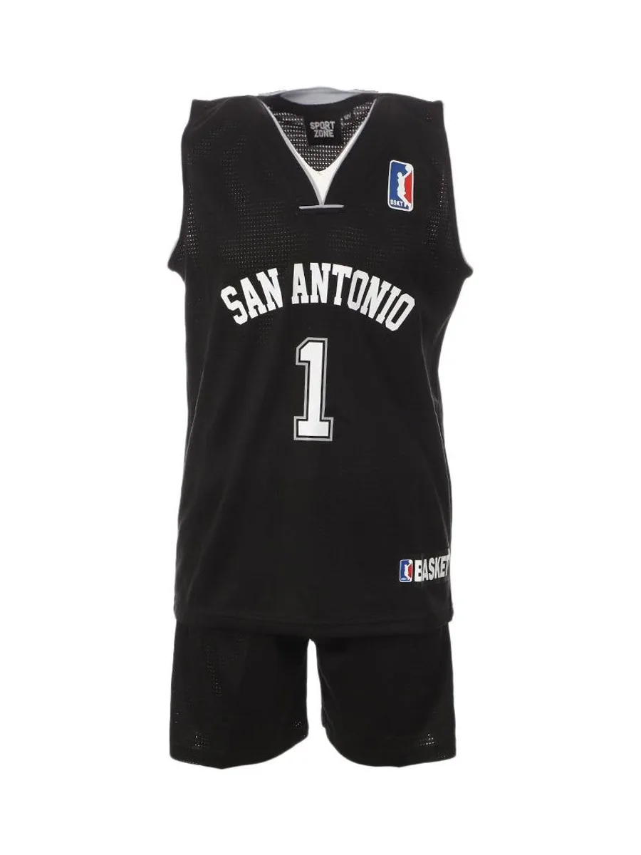 San Antonio Ensemble de basketball Noir Enfant Sport Zone 2