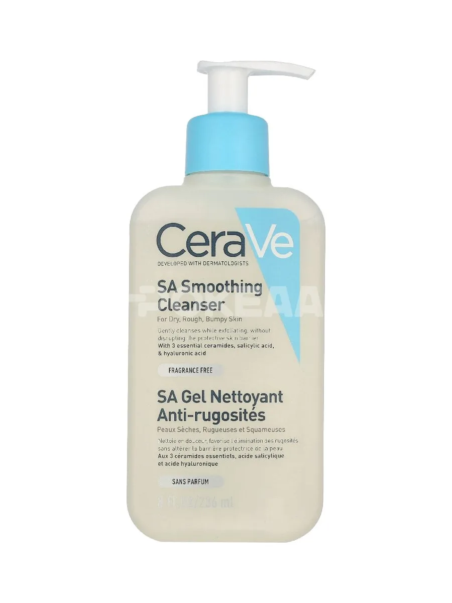 CeraVe SA Smoothing Cleanser 236ml - For Dry, Rough, Bumpy Skin 1