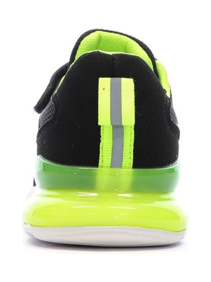 Baskets Noires/Vertes Garçon Lotto Novara 4