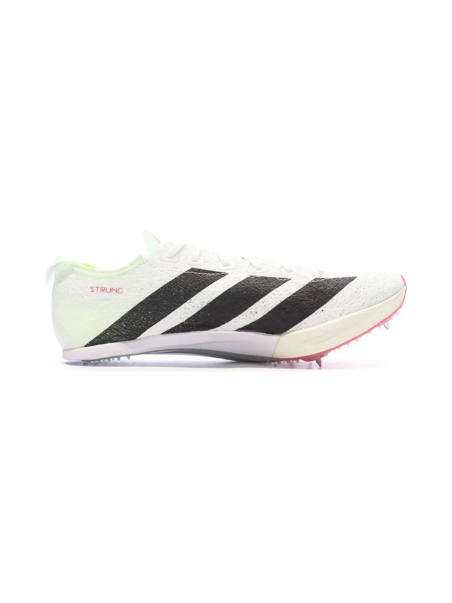 Chaussures d'athlétismes Blanches/Noires homme Adidas Adizero Prime 3