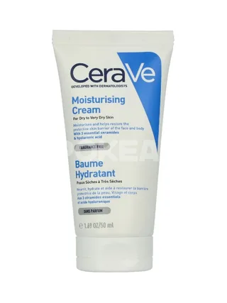 CeraVe Moisturising Cream 50ml - For Dry To Very Dry Skin/Perfume Free 2