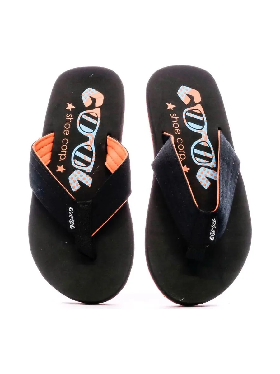 Tongs Noir Garçon Cool Shoe DONY BOY 4