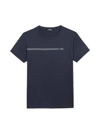 T-shirt Marine Homme TBS MELUTEE 1
