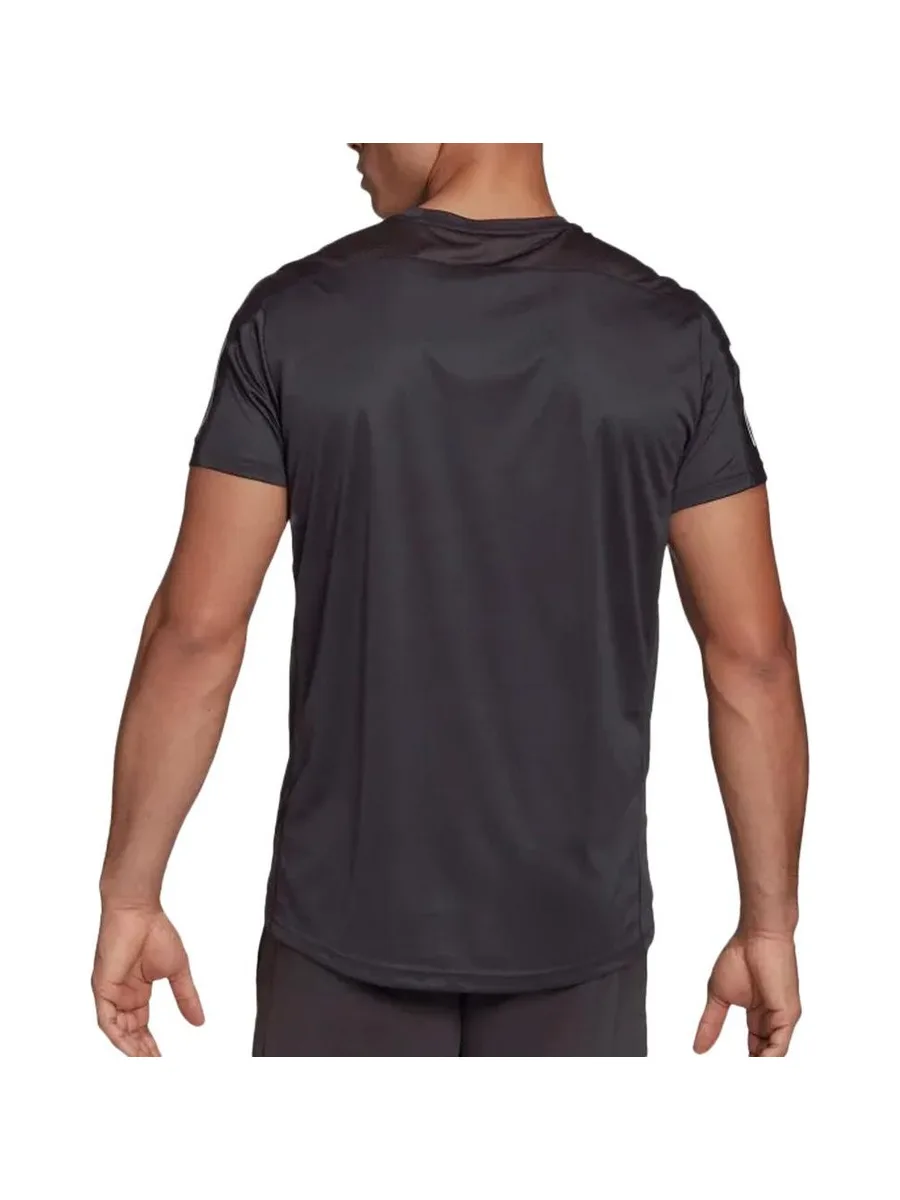 Maillot de Sport Noir Homme Adidas Own The Run Tee 3