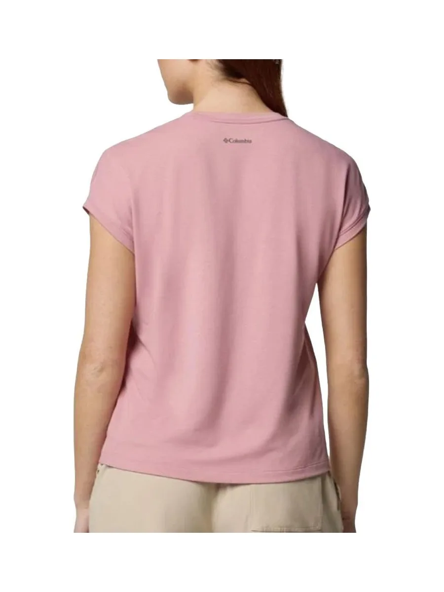 T-Shirt Rose Femme Columbia Boundless Trek 3