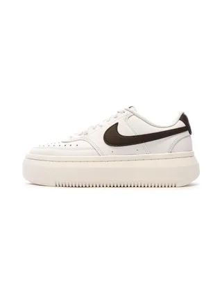 Baskets Blanc/ Noir Femme Nike Court Vision Alta 1