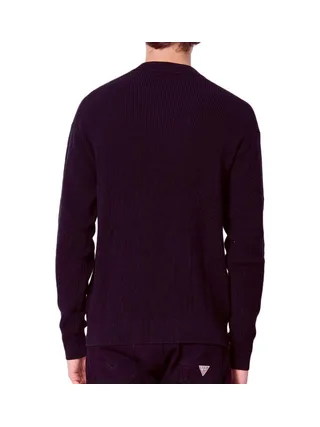Pull Bordeaux Homme Calvin Klein Jeans Waffle 2