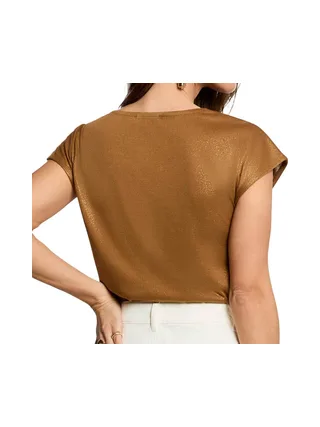 T-Shirt Marron Femme Morgan Fantaisie 2