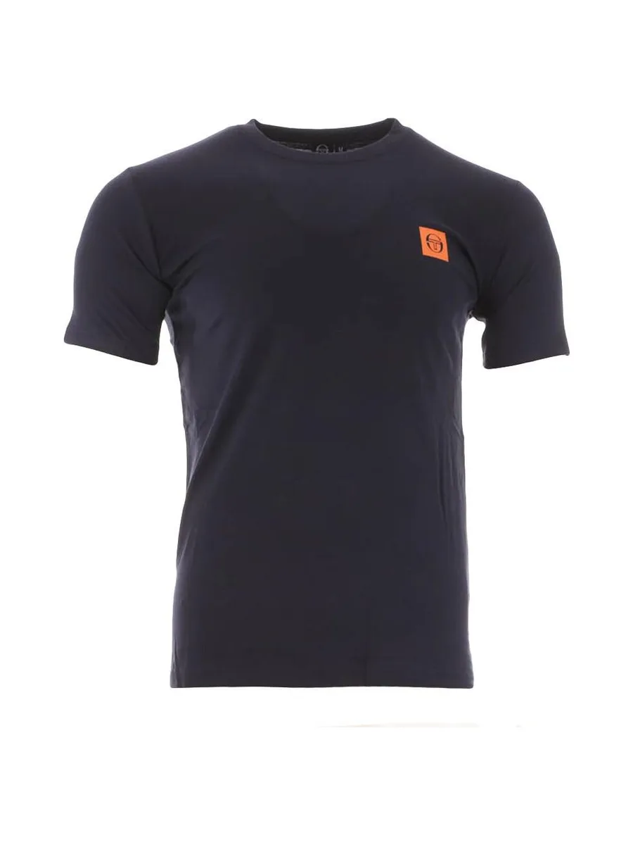 T-shirt Marine/Orange Homme Sergio Tacchini Squared 2