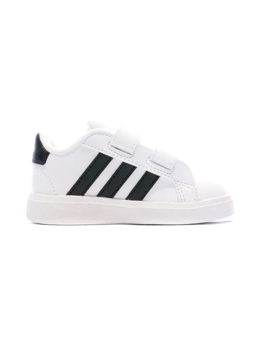 Baskets Blanc/Noir Bébé/Garçon Adidas Grand Court 2.0 3