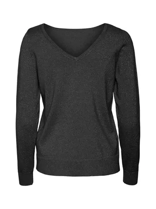 Pull Noir Femme Vero Moda Happyglitter 1