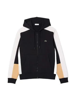 Sweat Noir Homme Lacoste Colorblock Hoodie 3