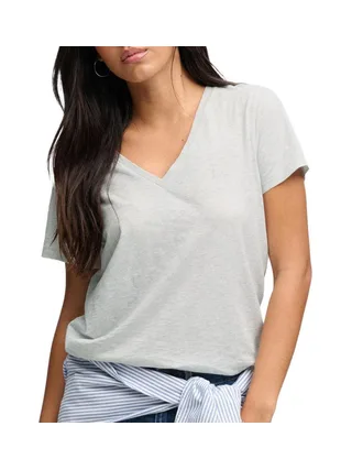 T-Shirt Gris Femme Superdry Studioss 1