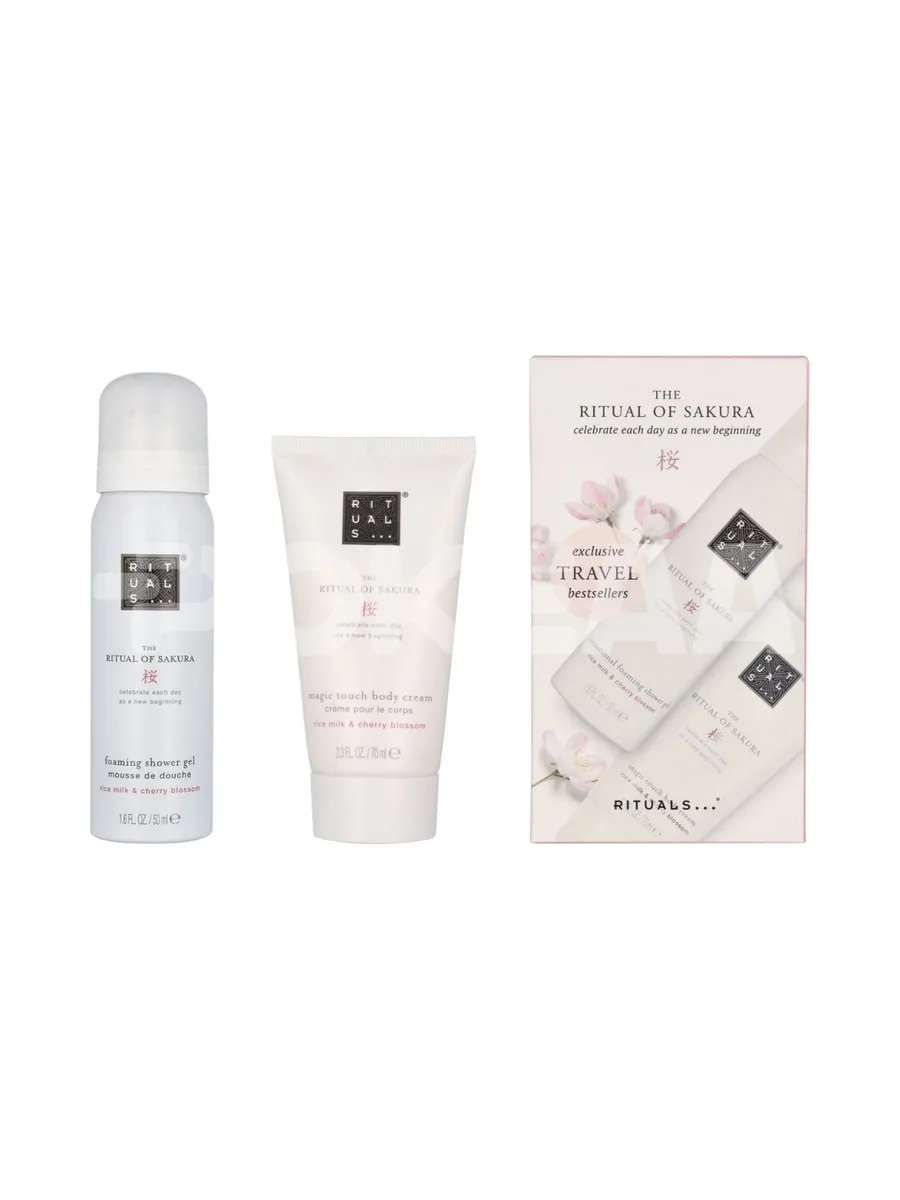 Rituals Sakura Mini Travel Set 120ml - Shower Gel 50ml/Body Cream 70ml 1