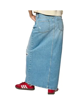 Jupe en Jean Bleu Femme Kaporal BELLE 2