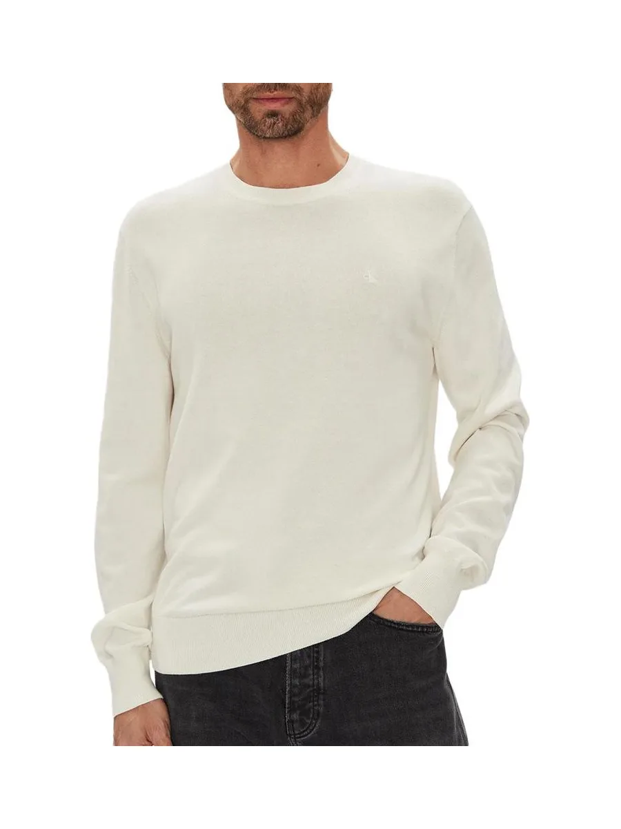 Pull Blanc Homme Calvin Klein Jeans Ls Supima 2