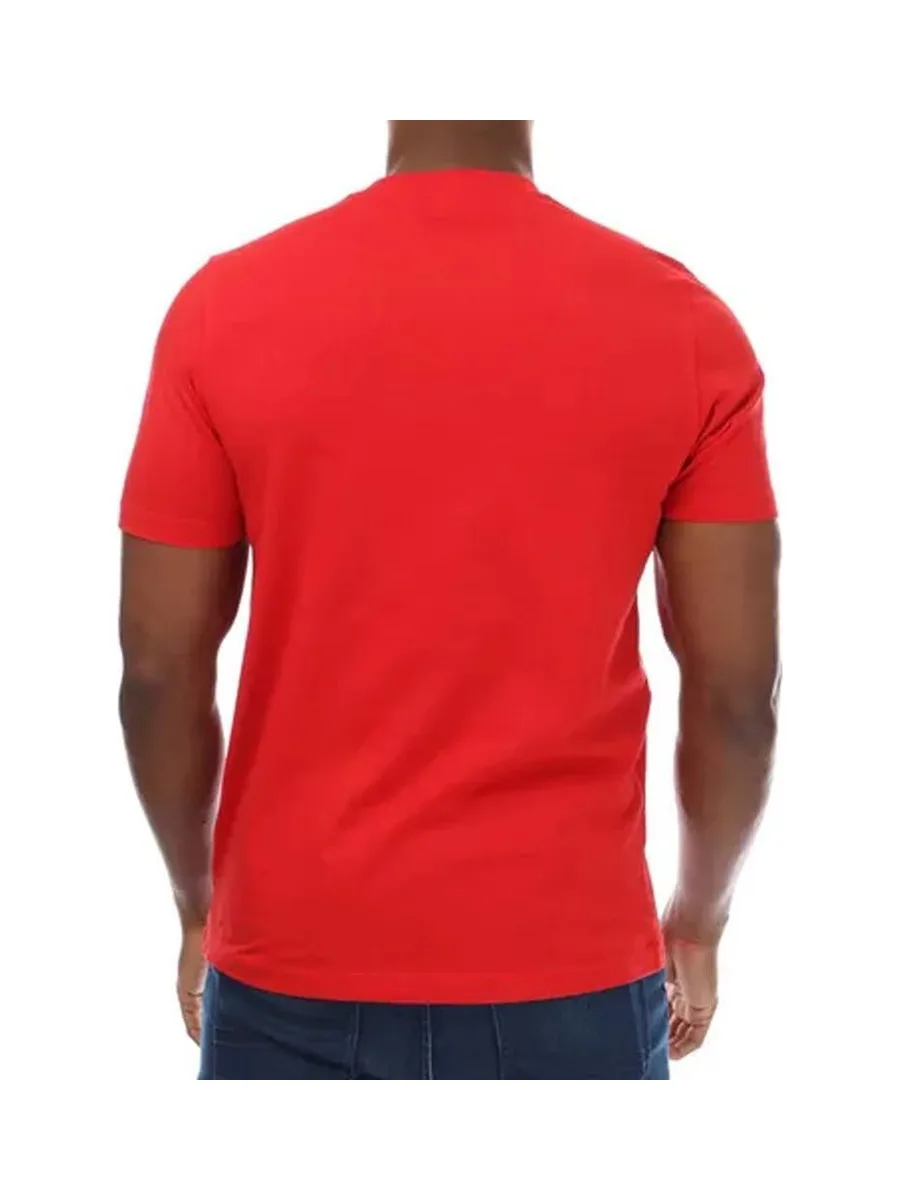 T-shirt Rouge Homme Diesel Maglietta RPATI 3