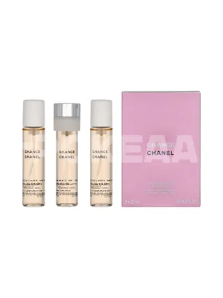 Chanel Chance Twist And Spray 60ml - 3x Edt Spray Refill 20Ml - Twist and Spray 1