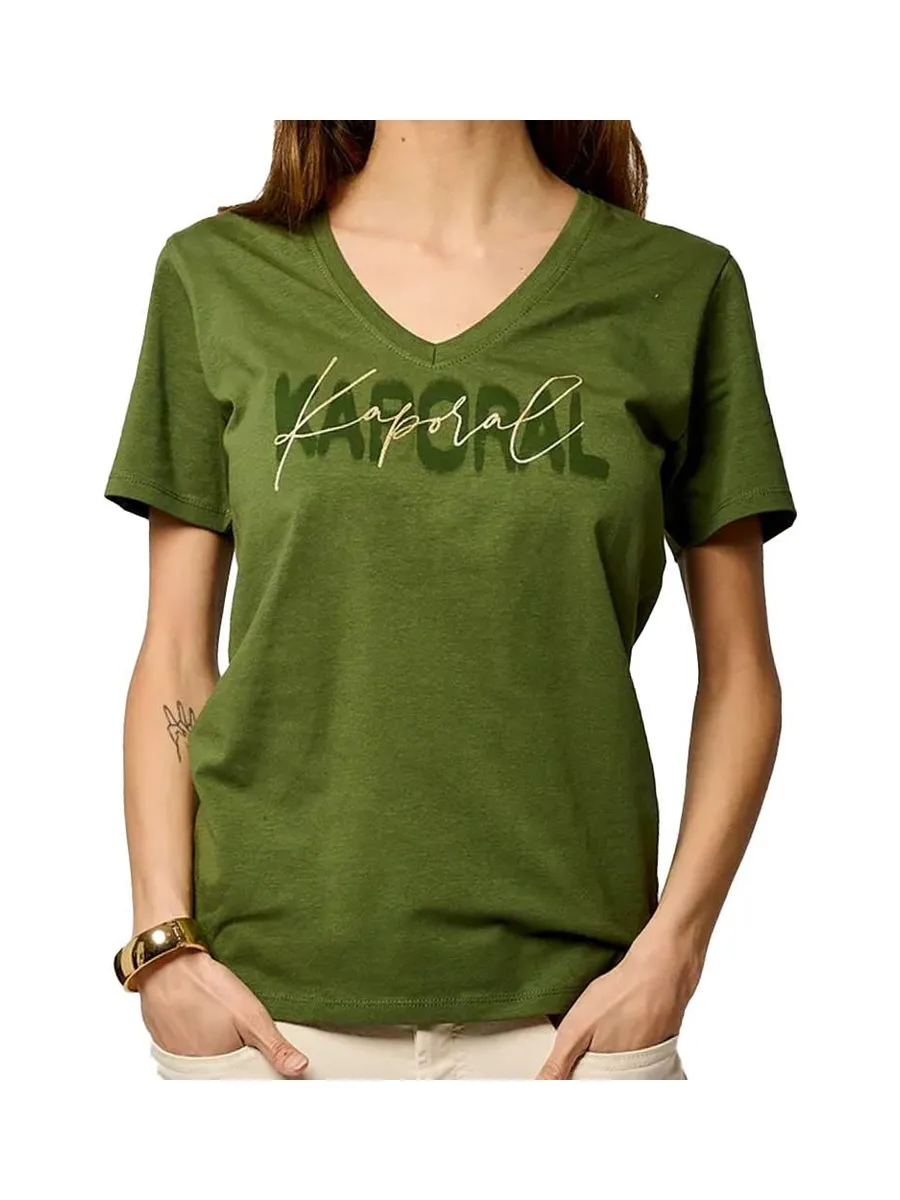 T-shirt Vert Femme Kaporal VASICE 2