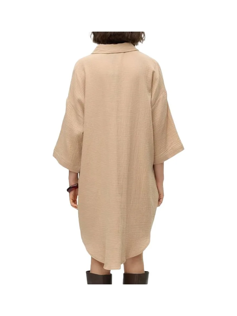 Robe Chemise Beige Femme Vero Moda Natali 3