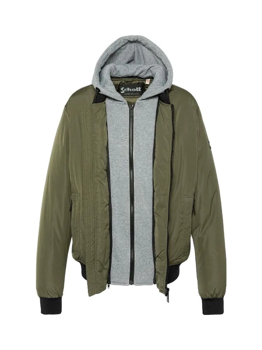 Blouson Kaki Schott Pastron Amovible 4