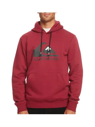 Sweat Rouge Homme Quiksilver Biglogohood 1