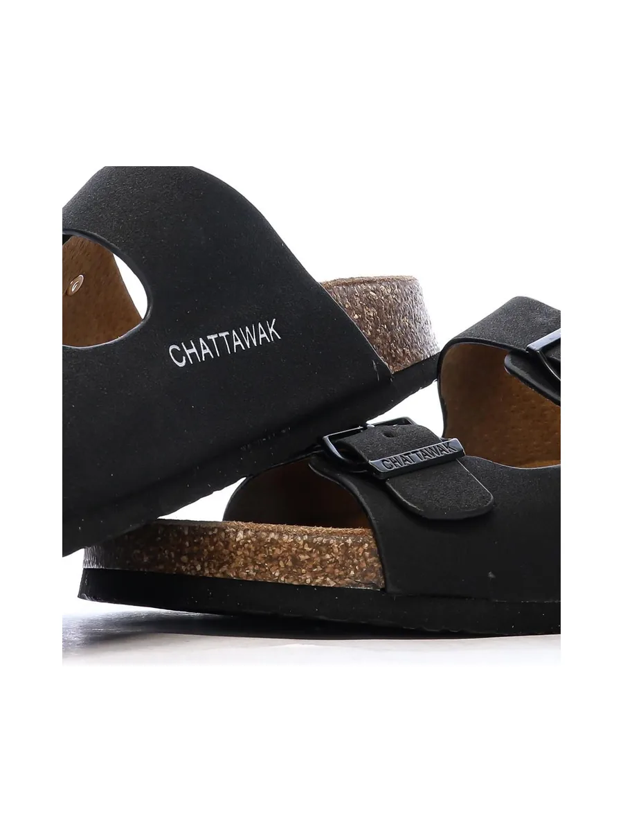 Sandales Noires Femme Chattawak Orphée 7