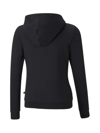 Sweat Zippé Noir Fille Puma Essential Logo Full 2