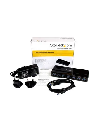 7 Port SuperSpeed USB 3.0 Hub w/Adapter 6