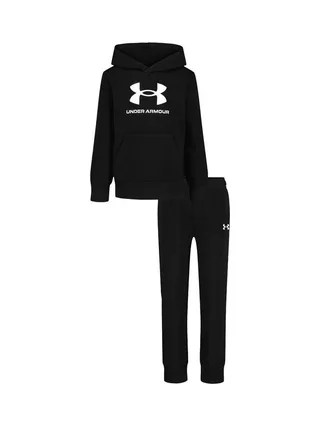 Ensembles Survêtements Noir Garçon Under Armour Big Logo 1