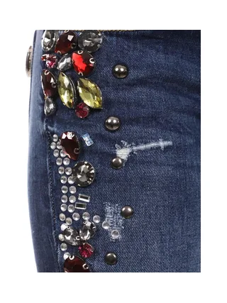 Jean Slim Bleu brut Femme Guess FYLT 3