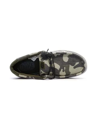 Chaussures Militaire Kaki Homme Hey Dude Camo 4
